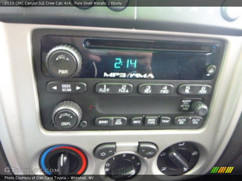 Pure Silver Metallic / Ebony 2010 GMC Canyon SLE Crew Cab 4x4