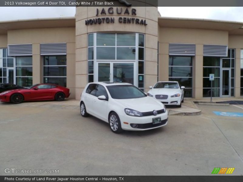 Candy White / Titan Black 2013 Volkswagen Golf 4 Door TDI