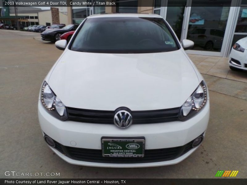 Candy White / Titan Black 2013 Volkswagen Golf 4 Door TDI