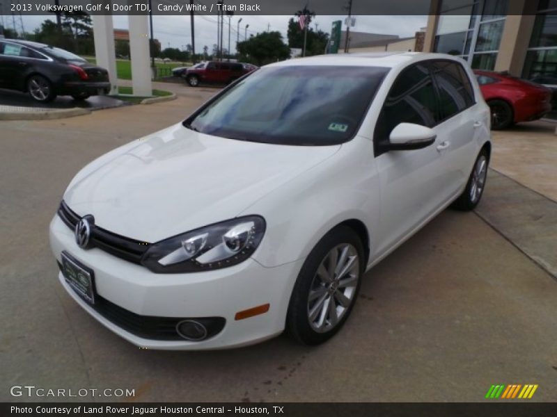 Candy White / Titan Black 2013 Volkswagen Golf 4 Door TDI