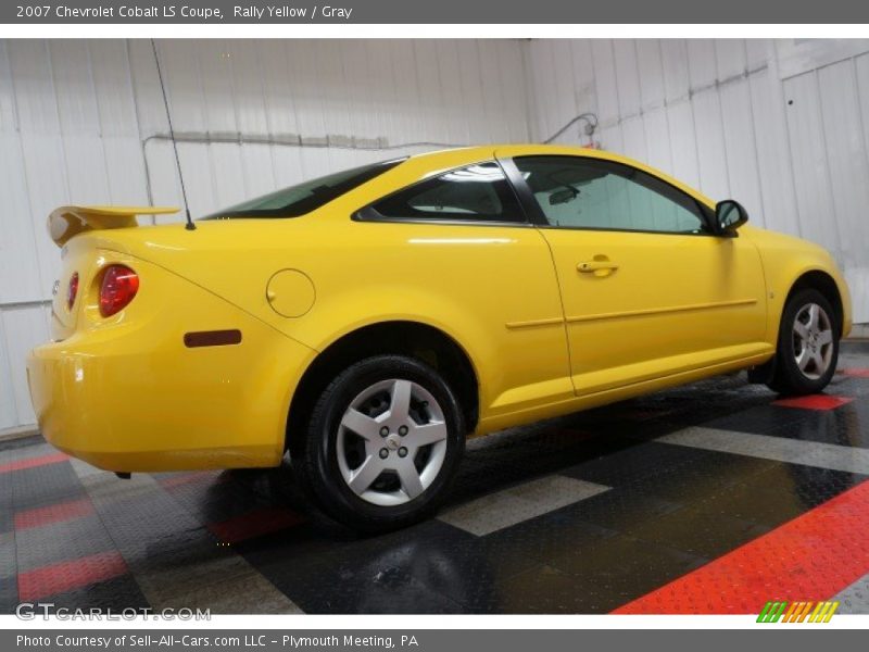 Rally Yellow / Gray 2007 Chevrolet Cobalt LS Coupe