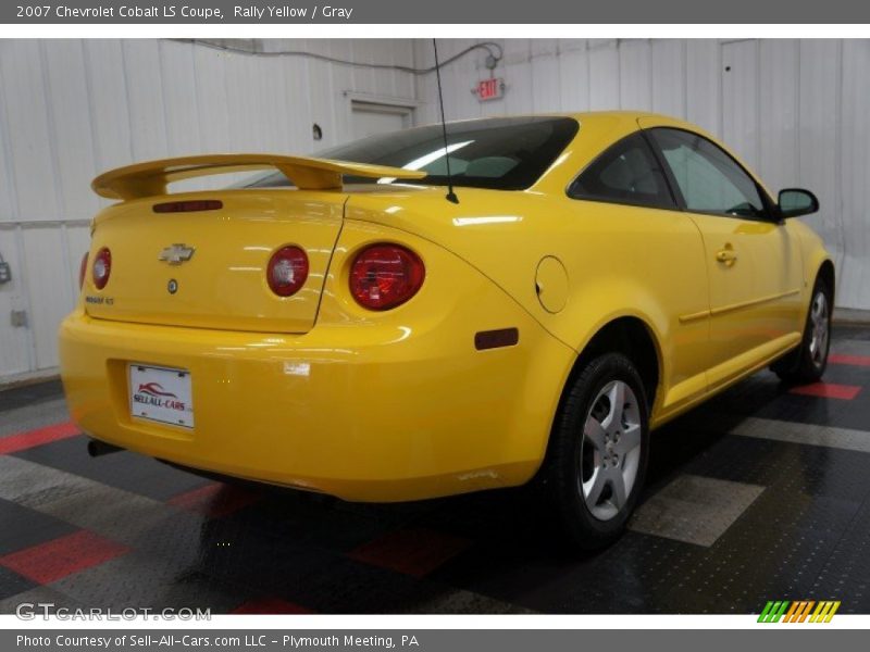 Rally Yellow / Gray 2007 Chevrolet Cobalt LS Coupe