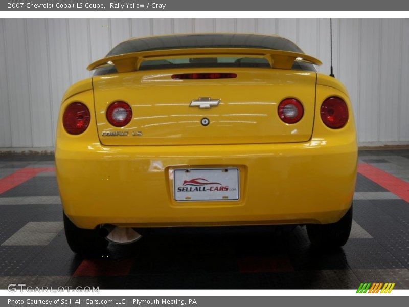 Rally Yellow / Gray 2007 Chevrolet Cobalt LS Coupe