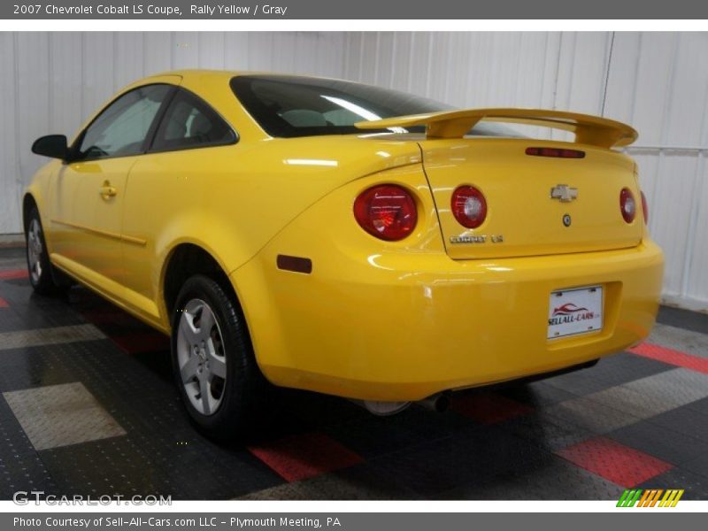 Rally Yellow / Gray 2007 Chevrolet Cobalt LS Coupe