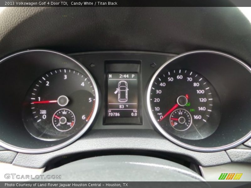 Candy White / Titan Black 2013 Volkswagen Golf 4 Door TDI