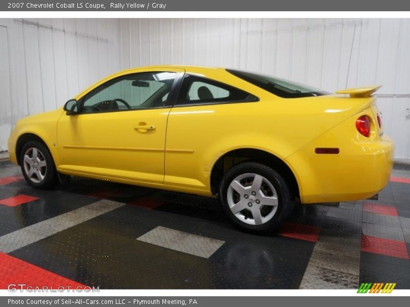 Rally Yellow / Gray 2007 Chevrolet Cobalt LS Coupe