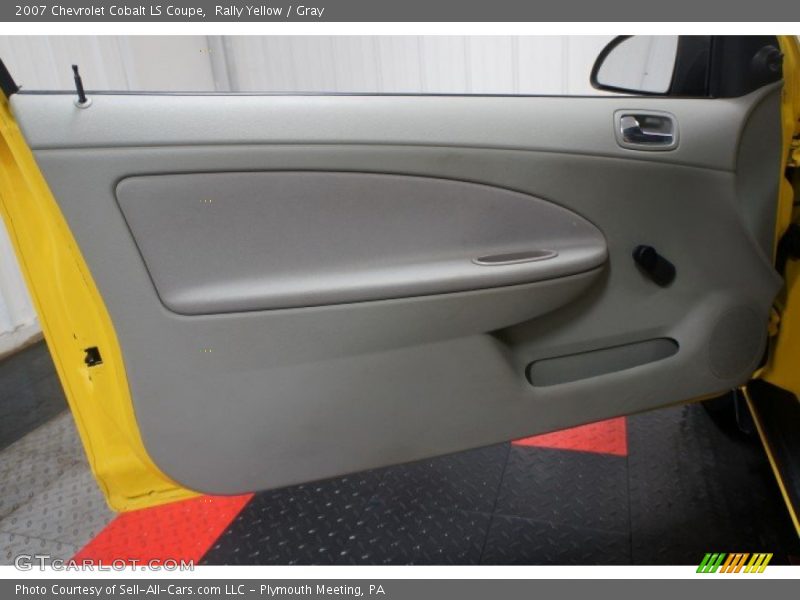 Rally Yellow / Gray 2007 Chevrolet Cobalt LS Coupe
