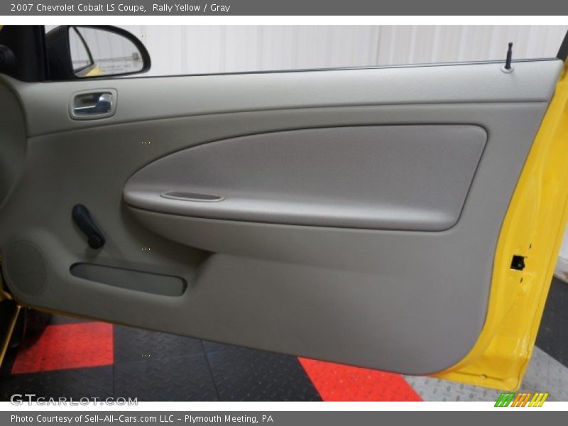 Rally Yellow / Gray 2007 Chevrolet Cobalt LS Coupe