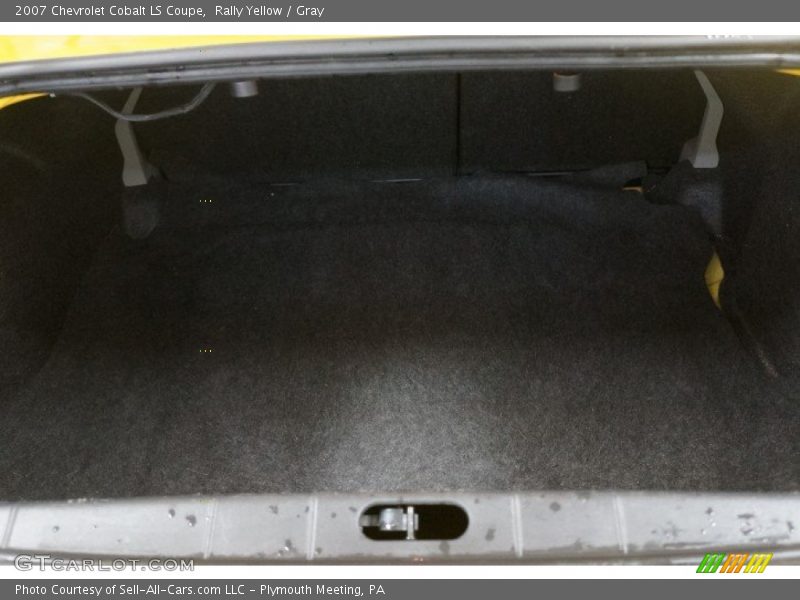 Rally Yellow / Gray 2007 Chevrolet Cobalt LS Coupe