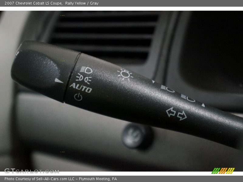 Rally Yellow / Gray 2007 Chevrolet Cobalt LS Coupe