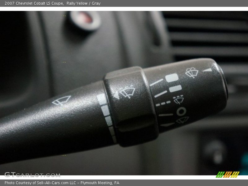 Rally Yellow / Gray 2007 Chevrolet Cobalt LS Coupe