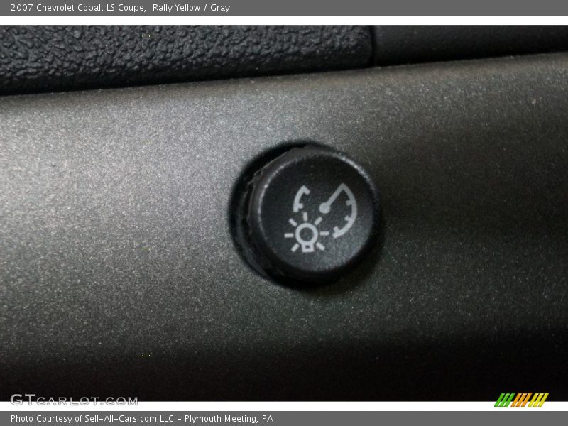 Rally Yellow / Gray 2007 Chevrolet Cobalt LS Coupe