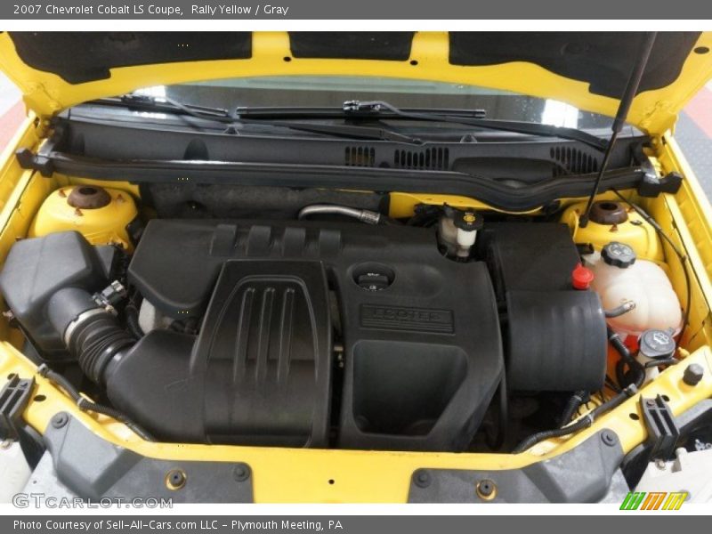 Rally Yellow / Gray 2007 Chevrolet Cobalt LS Coupe