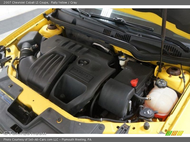 Rally Yellow / Gray 2007 Chevrolet Cobalt LS Coupe