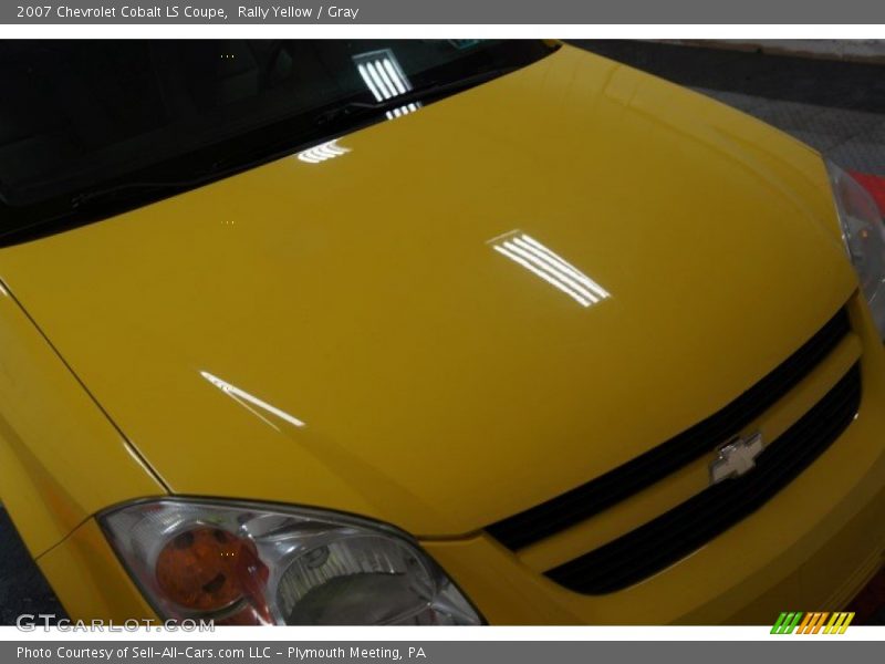 Rally Yellow / Gray 2007 Chevrolet Cobalt LS Coupe