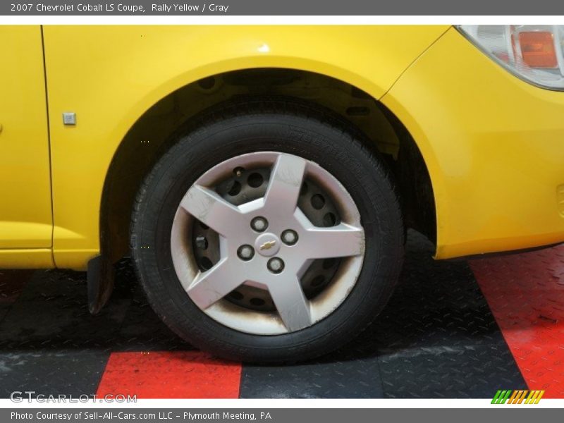 Rally Yellow / Gray 2007 Chevrolet Cobalt LS Coupe