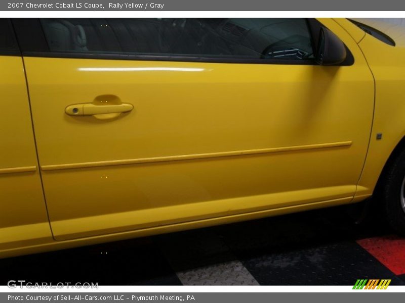 Rally Yellow / Gray 2007 Chevrolet Cobalt LS Coupe