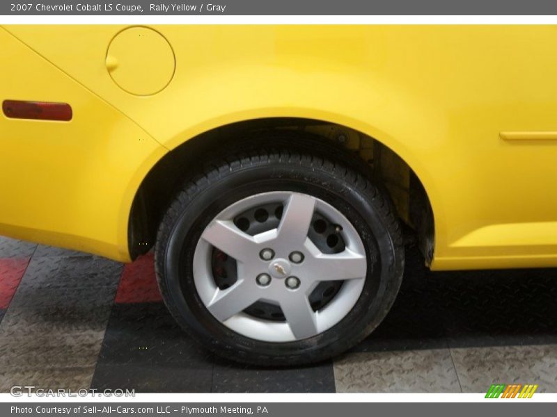Rally Yellow / Gray 2007 Chevrolet Cobalt LS Coupe