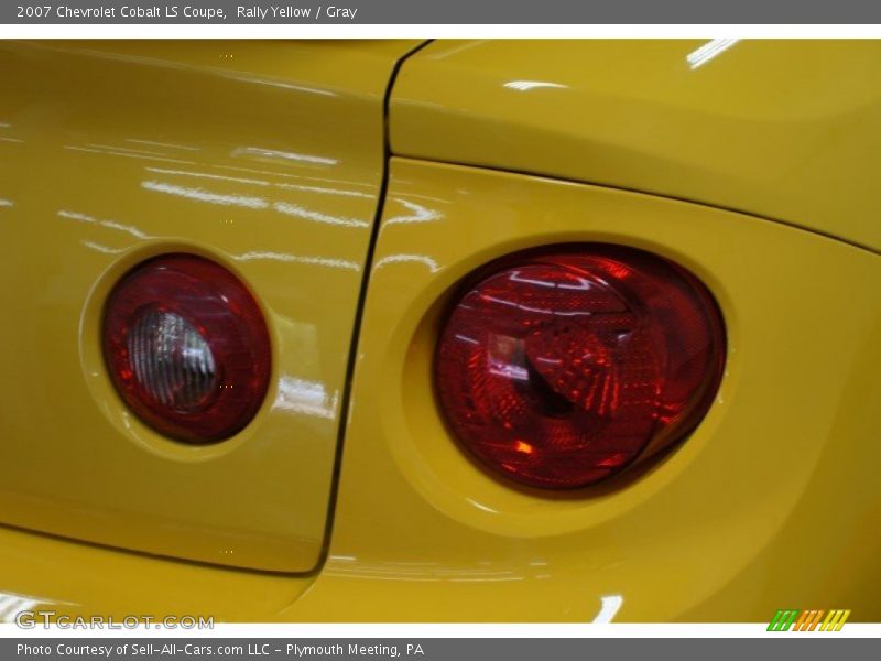 Rally Yellow / Gray 2007 Chevrolet Cobalt LS Coupe