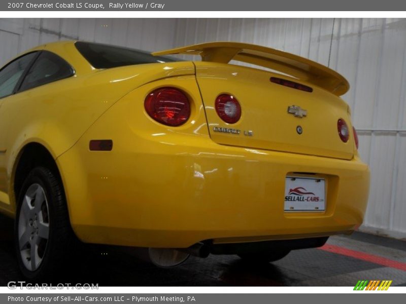 Rally Yellow / Gray 2007 Chevrolet Cobalt LS Coupe