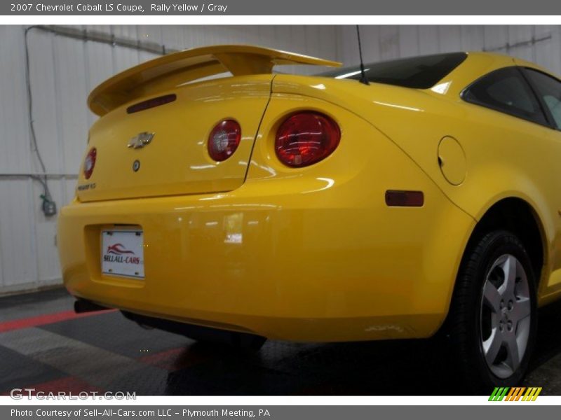 Rally Yellow / Gray 2007 Chevrolet Cobalt LS Coupe