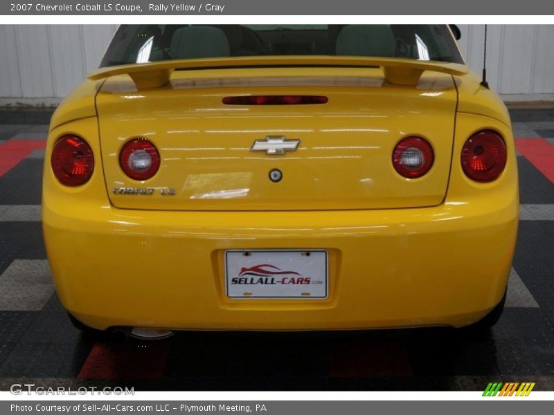 Rally Yellow / Gray 2007 Chevrolet Cobalt LS Coupe