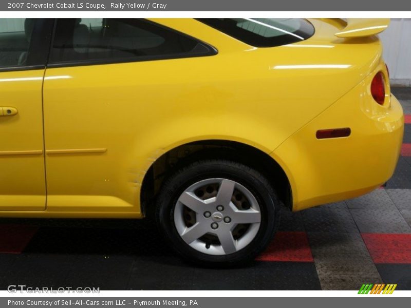Rally Yellow / Gray 2007 Chevrolet Cobalt LS Coupe