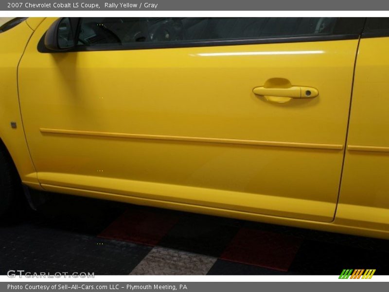 Rally Yellow / Gray 2007 Chevrolet Cobalt LS Coupe