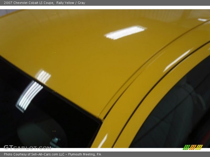 Rally Yellow / Gray 2007 Chevrolet Cobalt LS Coupe