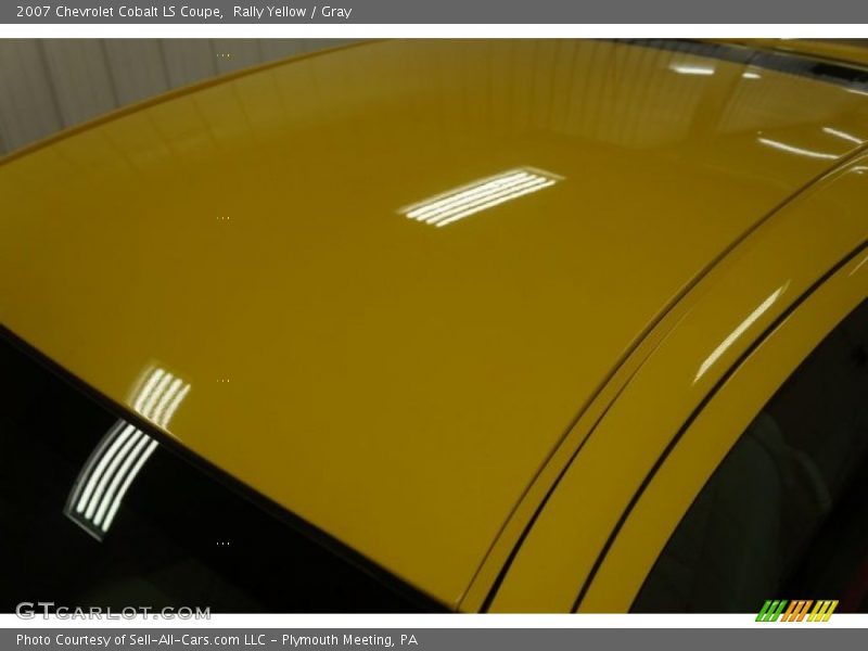 Rally Yellow / Gray 2007 Chevrolet Cobalt LS Coupe