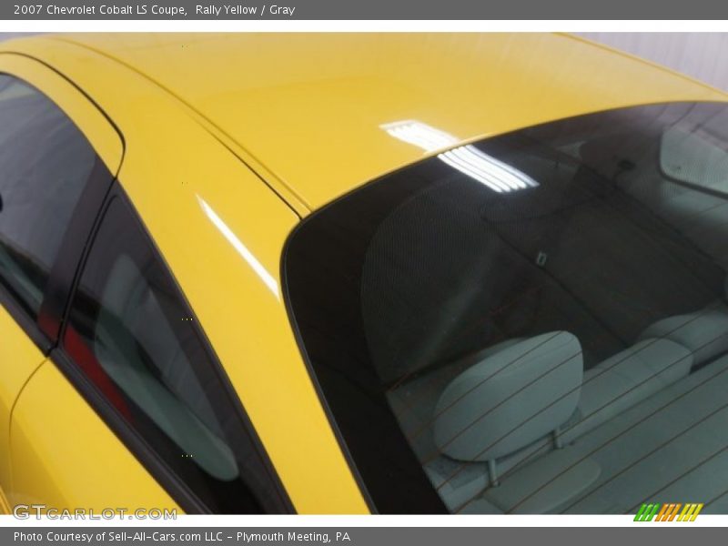 Rally Yellow / Gray 2007 Chevrolet Cobalt LS Coupe