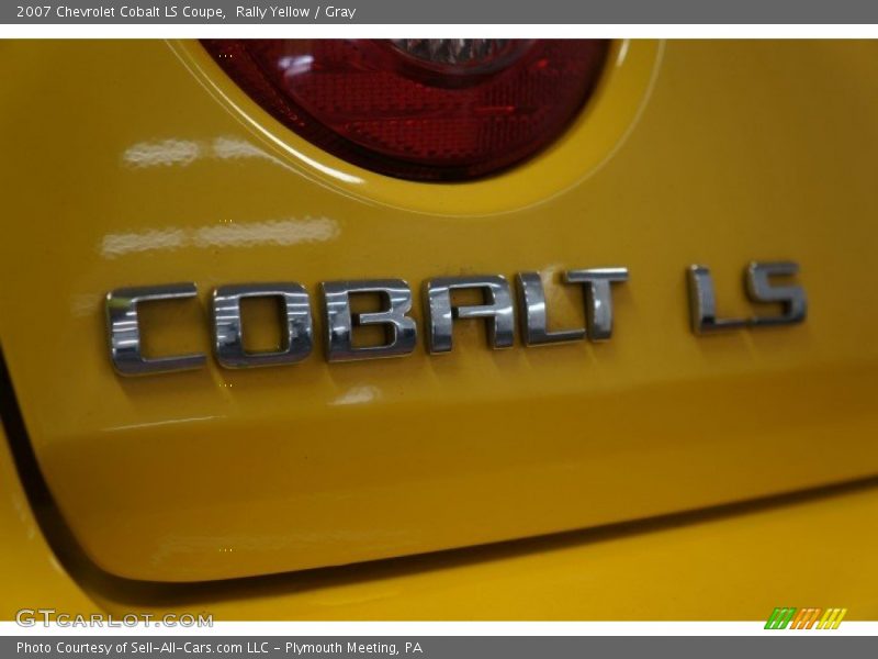Rally Yellow / Gray 2007 Chevrolet Cobalt LS Coupe
