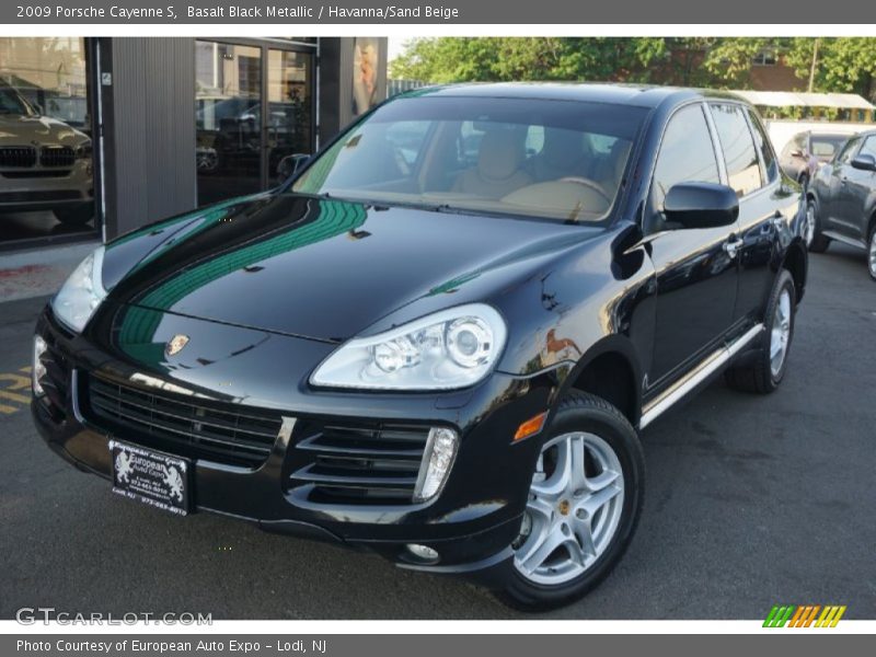 Basalt Black Metallic / Havanna/Sand Beige 2009 Porsche Cayenne S