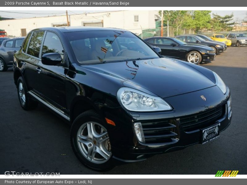 Basalt Black Metallic / Havanna/Sand Beige 2009 Porsche Cayenne S