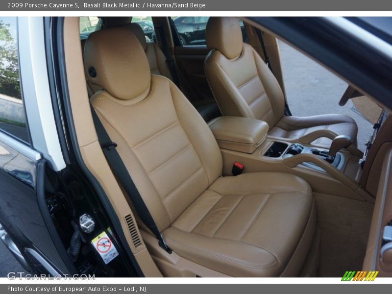 Basalt Black Metallic / Havanna/Sand Beige 2009 Porsche Cayenne S