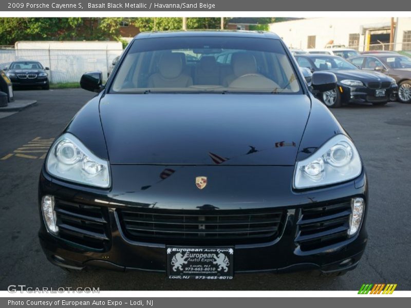 Basalt Black Metallic / Havanna/Sand Beige 2009 Porsche Cayenne S