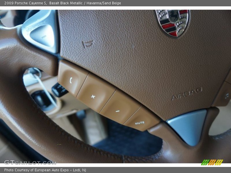 Basalt Black Metallic / Havanna/Sand Beige 2009 Porsche Cayenne S