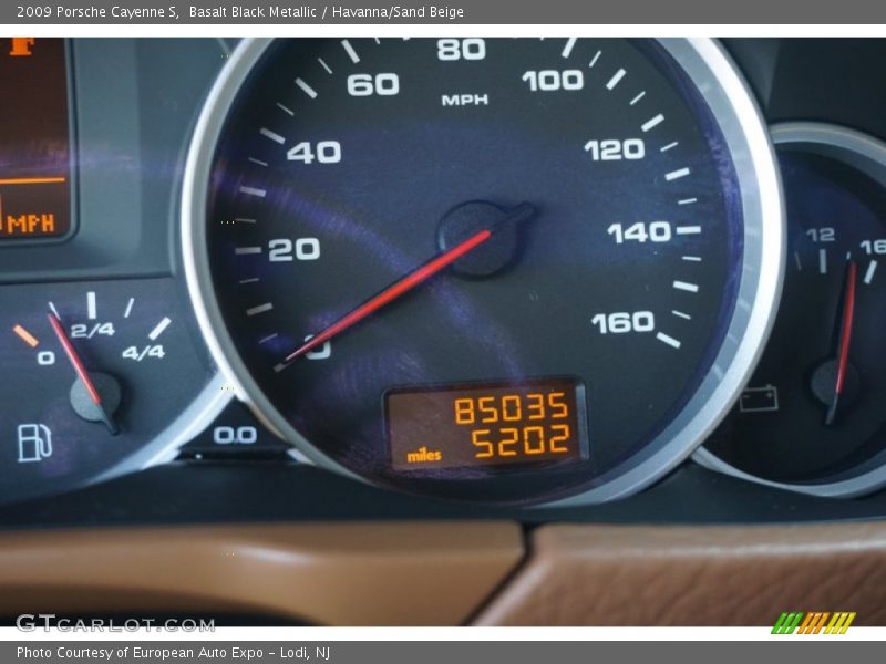 Basalt Black Metallic / Havanna/Sand Beige 2009 Porsche Cayenne S