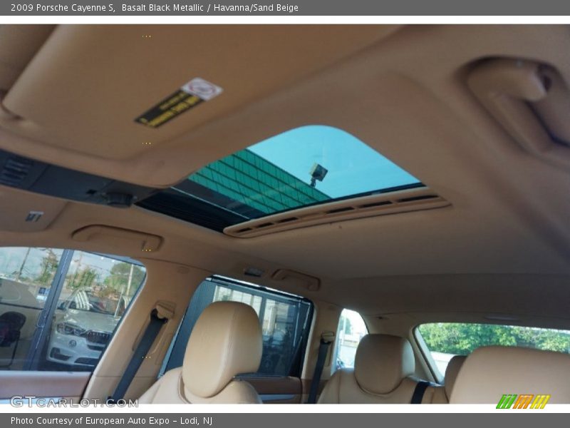 Basalt Black Metallic / Havanna/Sand Beige 2009 Porsche Cayenne S