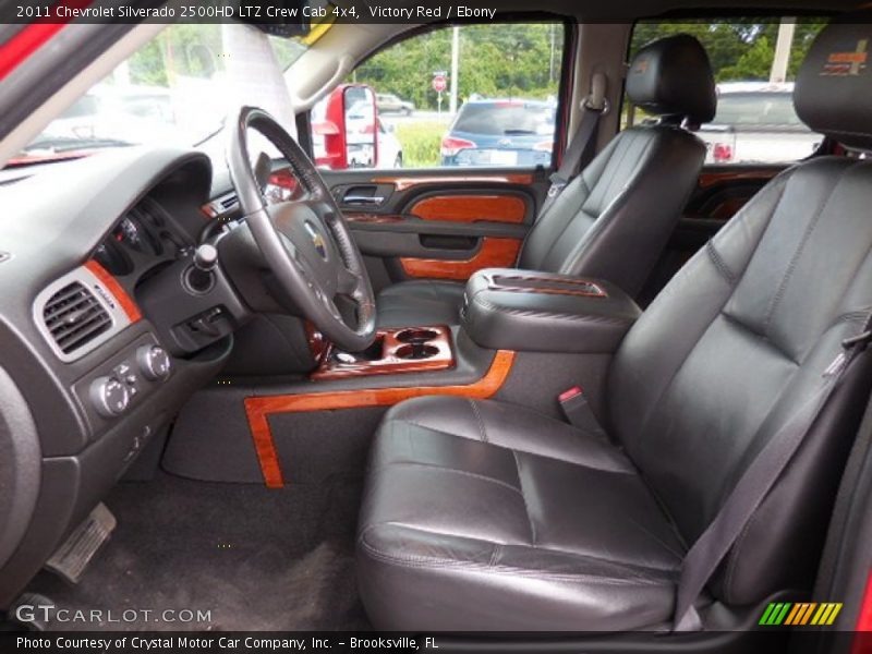 Victory Red / Ebony 2011 Chevrolet Silverado 2500HD LTZ Crew Cab 4x4