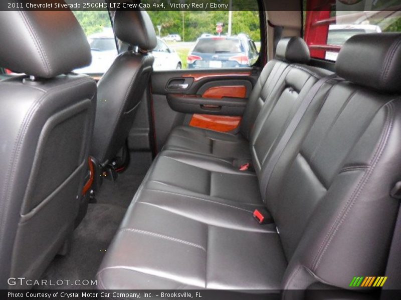 Victory Red / Ebony 2011 Chevrolet Silverado 2500HD LTZ Crew Cab 4x4