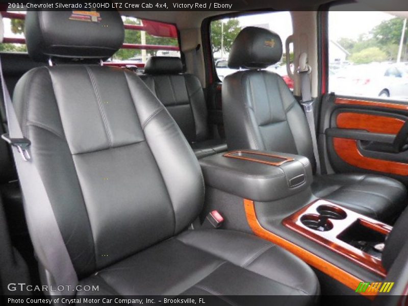 Victory Red / Ebony 2011 Chevrolet Silverado 2500HD LTZ Crew Cab 4x4