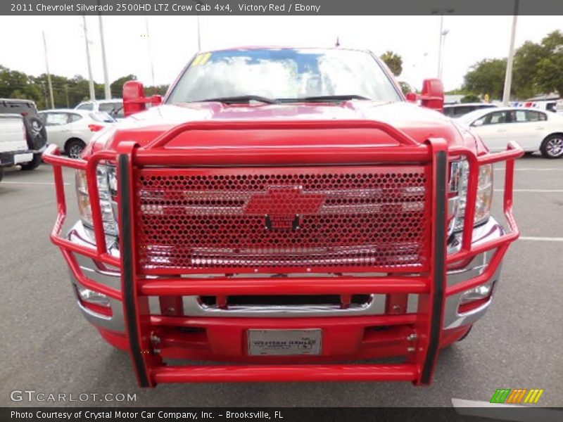 Victory Red / Ebony 2011 Chevrolet Silverado 2500HD LTZ Crew Cab 4x4