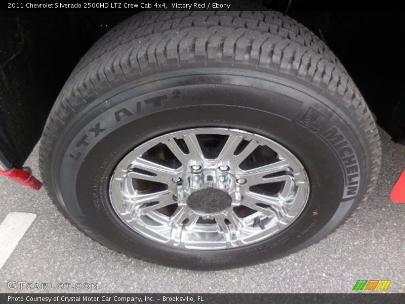 Victory Red / Ebony 2011 Chevrolet Silverado 2500HD LTZ Crew Cab 4x4