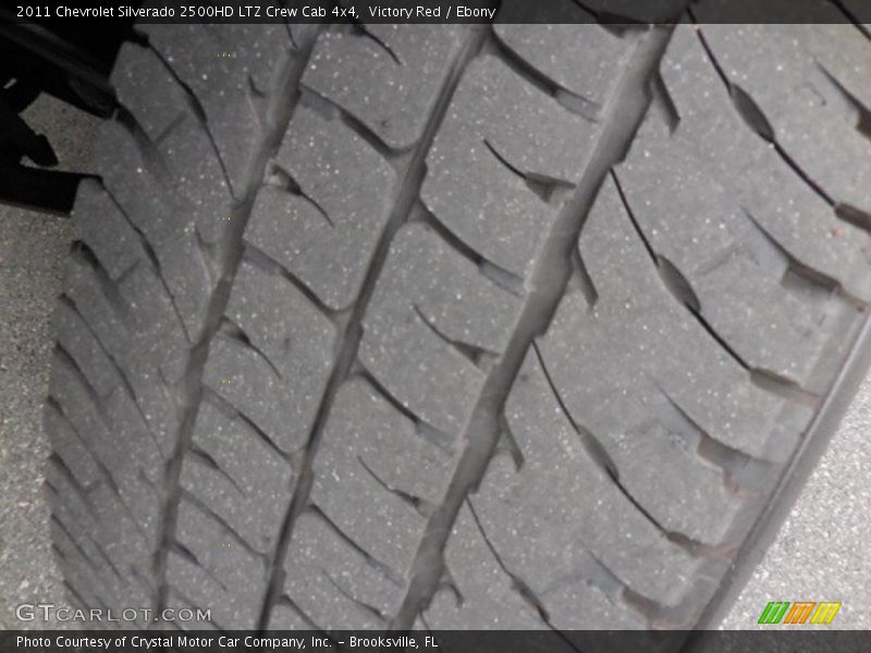 Victory Red / Ebony 2011 Chevrolet Silverado 2500HD LTZ Crew Cab 4x4