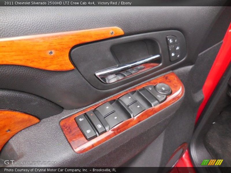 Victory Red / Ebony 2011 Chevrolet Silverado 2500HD LTZ Crew Cab 4x4