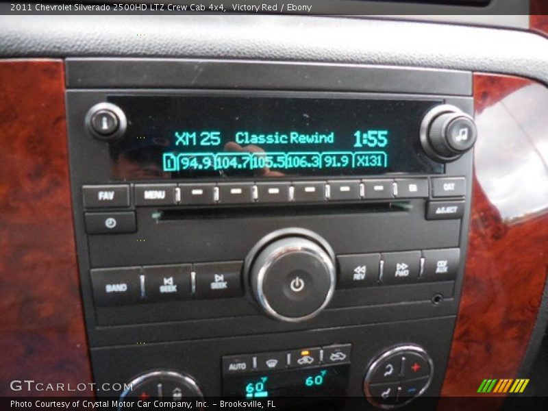 Victory Red / Ebony 2011 Chevrolet Silverado 2500HD LTZ Crew Cab 4x4