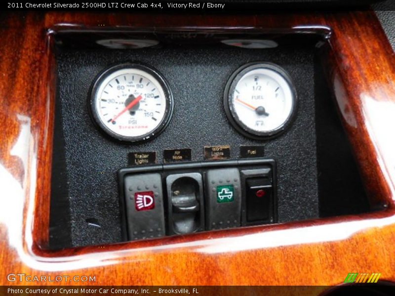 Victory Red / Ebony 2011 Chevrolet Silverado 2500HD LTZ Crew Cab 4x4