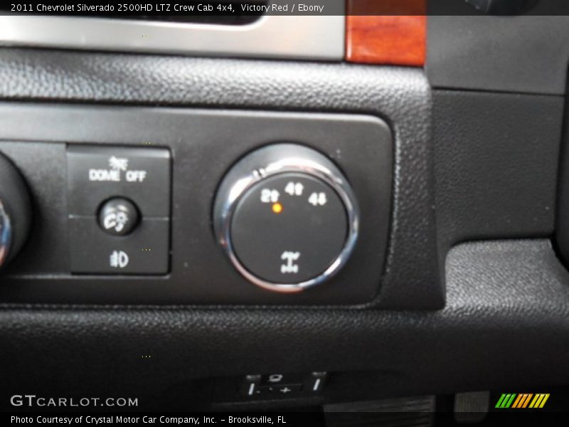 Victory Red / Ebony 2011 Chevrolet Silverado 2500HD LTZ Crew Cab 4x4