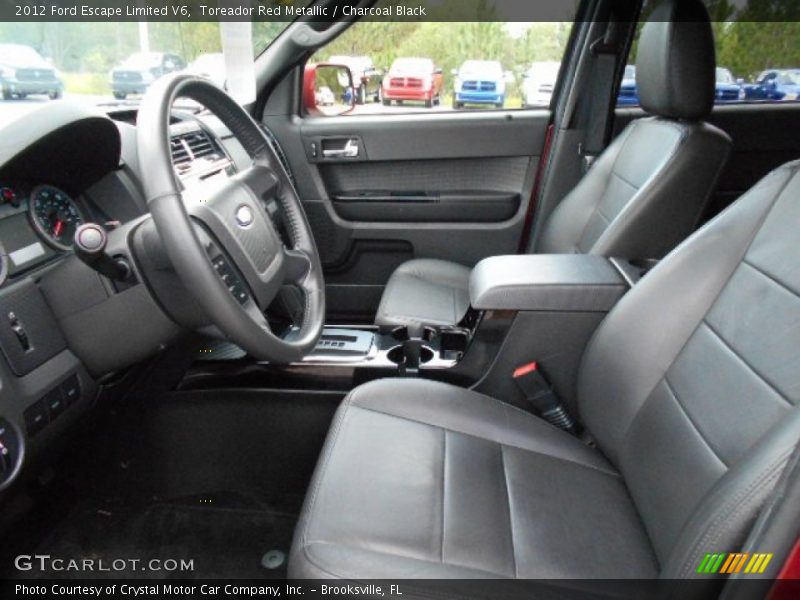 Toreador Red Metallic / Charcoal Black 2012 Ford Escape Limited V6